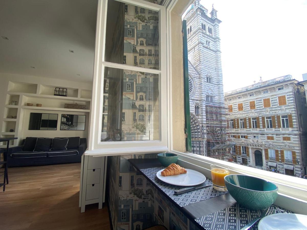 New Apartament In Front Of Genoa Cathedral מראה חיצוני תמונה