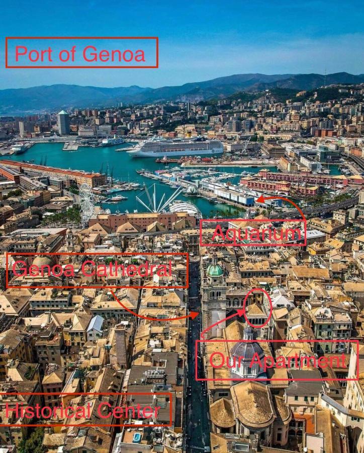 New Apartament In Front Of Genoa Cathedral מראה חיצוני תמונה